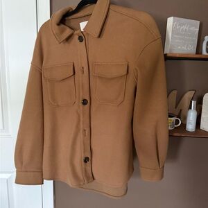 Brown Button-Up Jacket